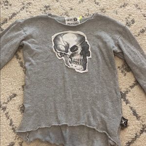 Nununu skull long sleeved shirt